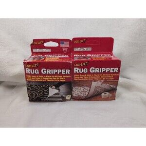 Lok-Lift Rug Gripper Hold Rugs in Place on all Floor Surfaces 2.5"x25' (2-Packs)